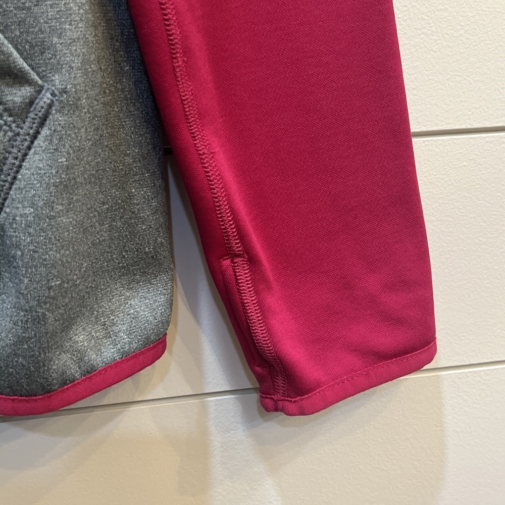 Nike Hoodie Women Small Pink And Gray Sweatshirt Jacket Therma Fit Swoosh Raglan - Picture 3 of 14